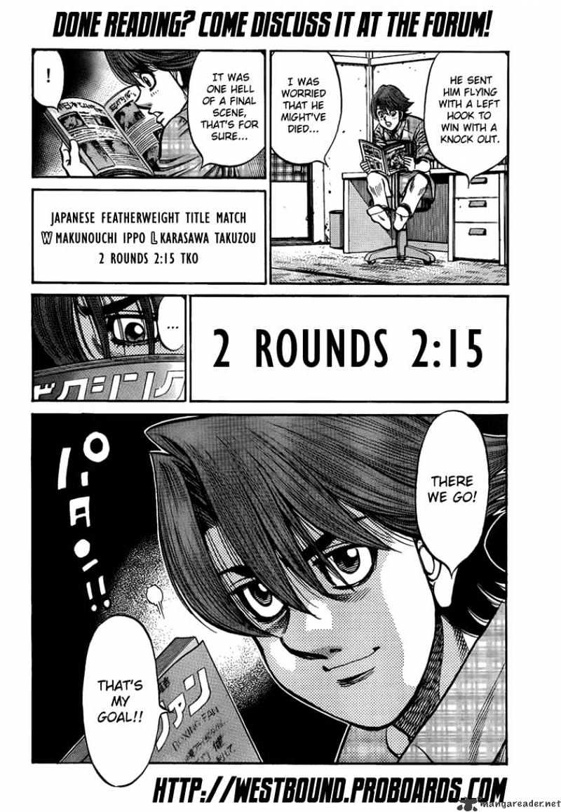 Hajime no Ippo: Fighting Spirit, Chapter 898 image 18